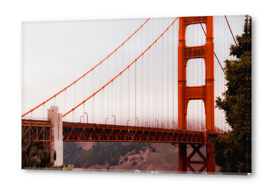 Closeup Golden Gate bridge San Francisco California USA Acrylic prints by Timmy333