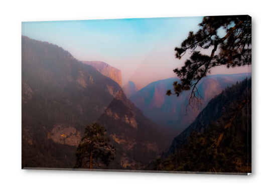 sunset at Yosemite national park California USA Acrylic prints by Timmy333