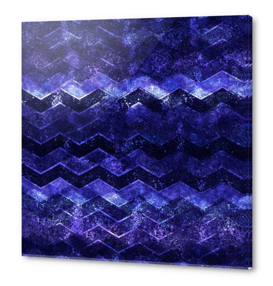 Abstract Chevron X 0.3 Acrylic prints by Amir Faysal