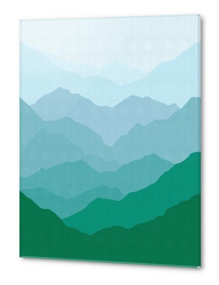 Minimalist landscape IV Acrylic prints by Vitor Costa