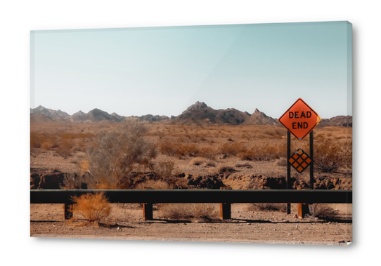 Mountains in the desert on the road trip in USA Acrylic prints by Timmy333