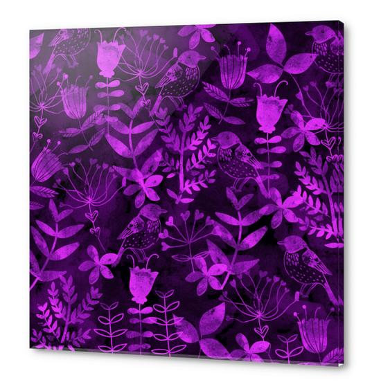 Abstract Botanical Garden X 0.1 Acrylic prints by Amir Faysal