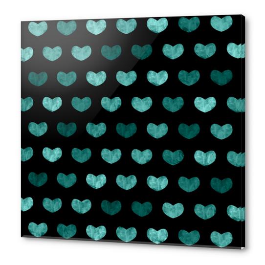 Cute Hearts #3 Acrylic prints by Amir Faysal