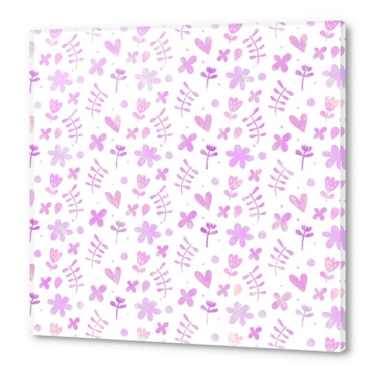 LOVELY FLORAL PATTERN X 0.7 Acrylic prints by Amir Faysal