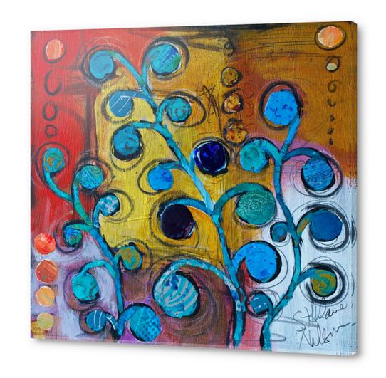 Circle Trees B Acrylic prints by Elizabeth St. Hilaire