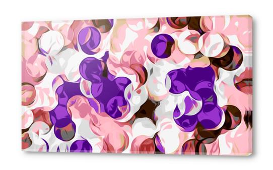 pink and purple circle pattern abstract background Acrylic prints by Timmy333