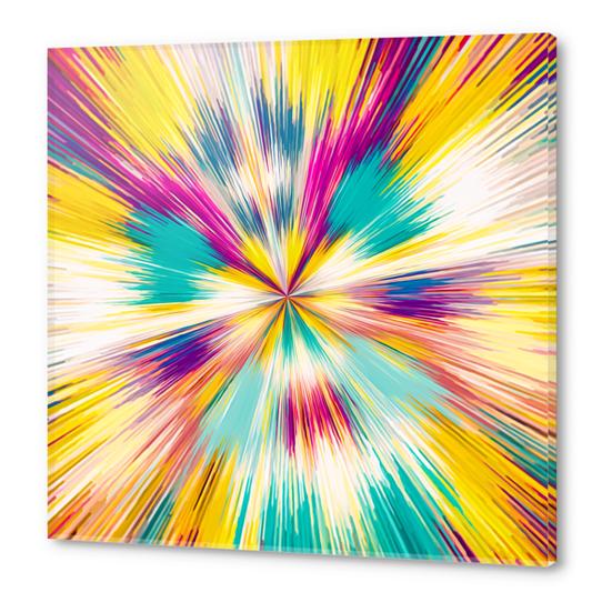 pink yellow blue purple line pattern abstract background Acrylic prints by Timmy333