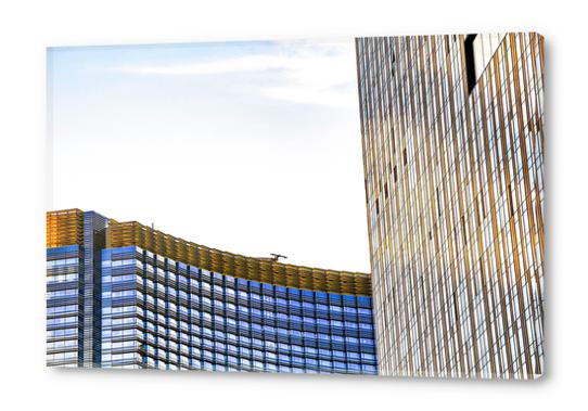 modern buildings with blue at Las Vegas, USA Acrylic prints by Timmy333