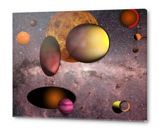 red planet Acrylic prints by Kapoudjian