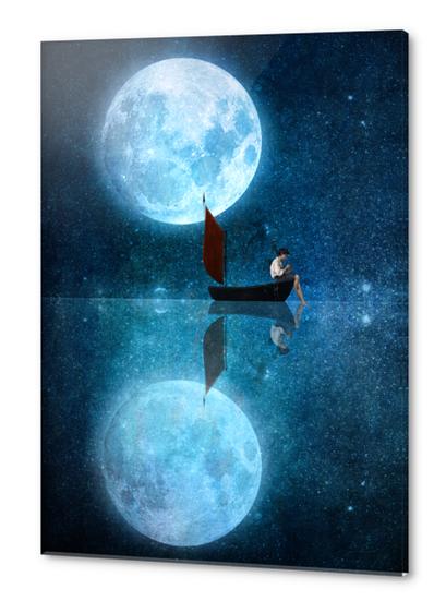 The Moon And Me Acrylic prints by DVerissimo