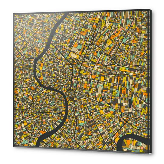 BANGKOK MAP 2 Acrylic prints by Jazzberry Blue