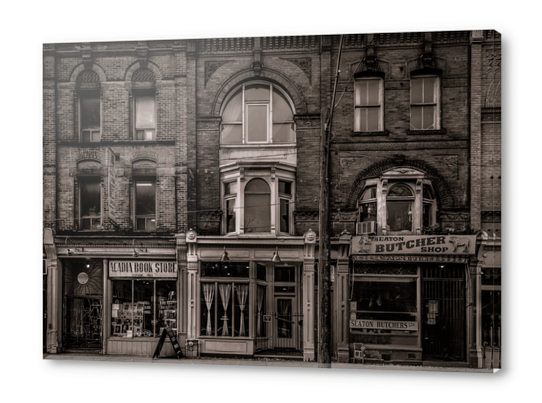 Books and Bistros and Butchers No 3 Acrylic prints by The Learning Curve Photography