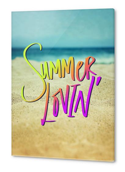 Summer Lovin' Beach Acrylic prints by Leah Flores