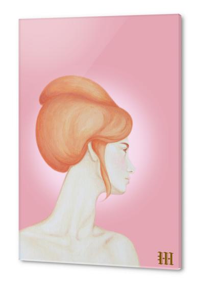 Hortense Acrylic prints by Mathilde MILLERANT