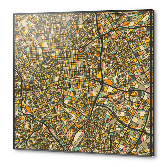 MADRID MAP 2 Acrylic prints by Jazzberry Blue