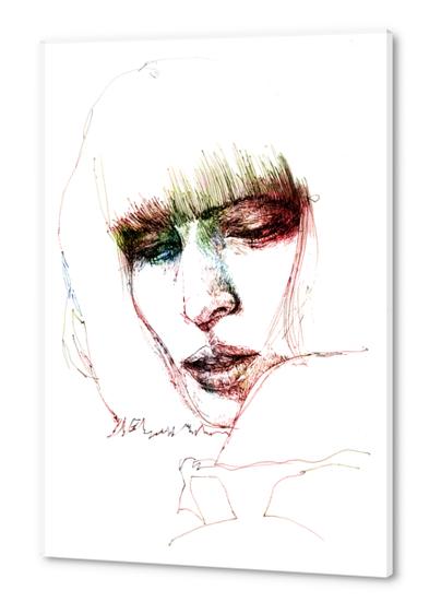 Saddy Acrylic prints by maya naruse