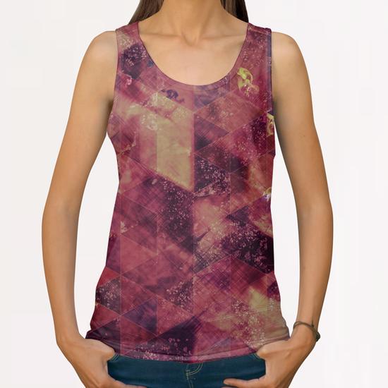 Abstract GEO X 0.16 All Over Print Tanks by Amir Faysal