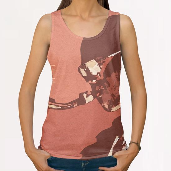 Jazz Sax All Over Print Tanks by cinema4design