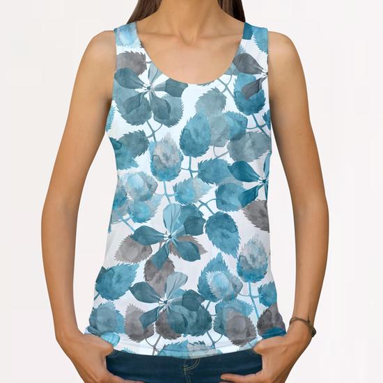 Watercolor Botanical garden #2 All Over Print Tanks by Amir Faysal