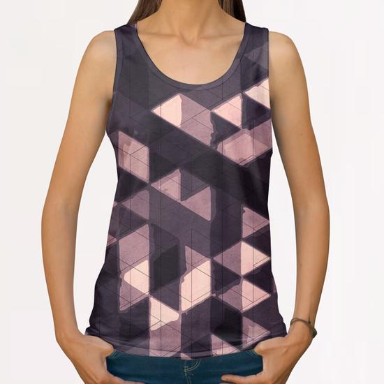 Abstract GEO X 0.21 All Over Print Tanks by Amir Faysal