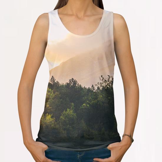 Mountains in the background IX All Over Print Tanks by Salvatore Russolillo