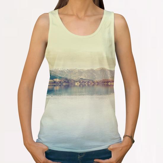 A beautiful lake All Over Print Tanks by Salvatore Russolillo