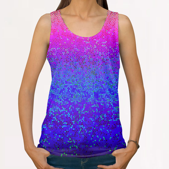 Glitter Star Dust G11 All Over Print Tanks by MedusArt