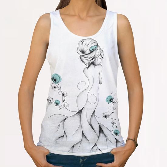 Poppy Poem All Over Print Tanks by LouJah