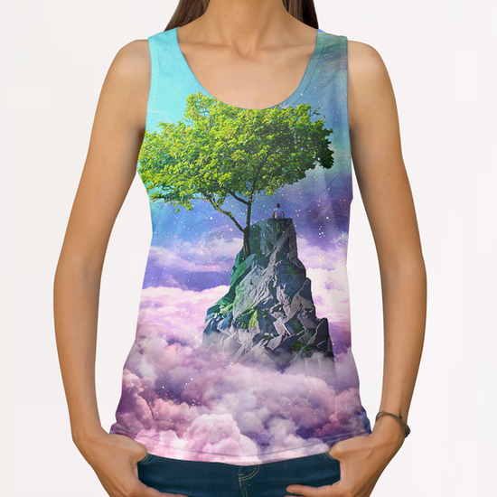 spectator of worlds All Over Print Tanks by Seamless