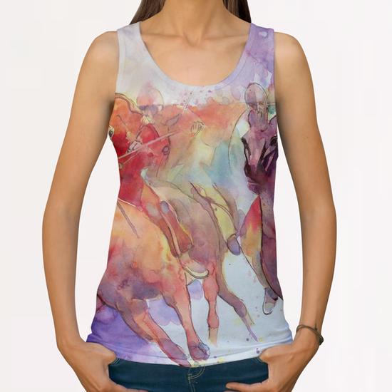 jockeys All Over Print Tanks by andreuccettiart