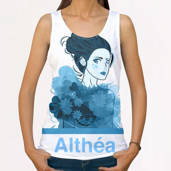 Cat's heart All Over Print Tanks by Althea