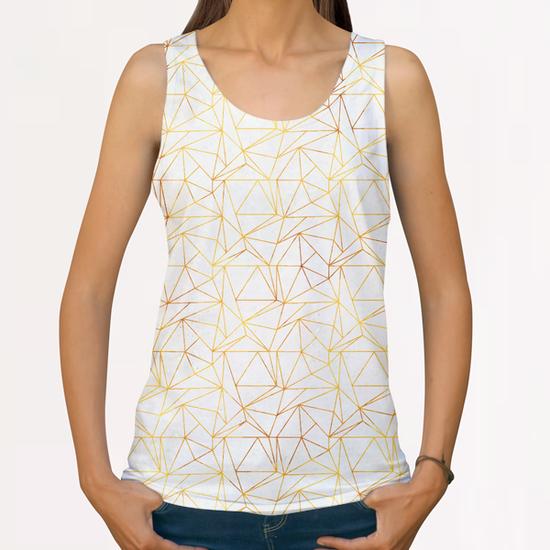 Geo All Over Print Tanks by Uma Gokhale