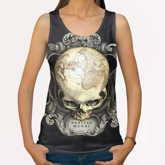 Vanitas Mundi All Over Print Tanks by Pepetto