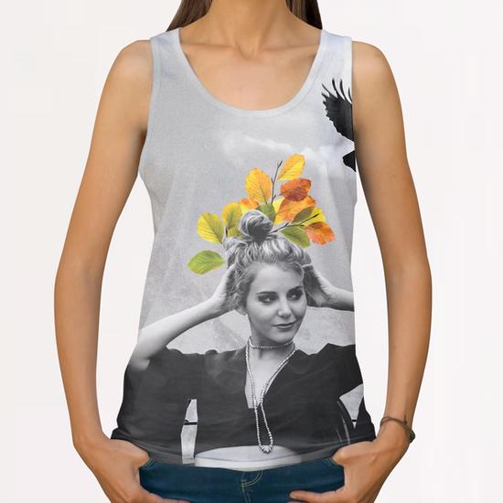 CROW GIRL All Over Print Tanks by GloriaSanchez