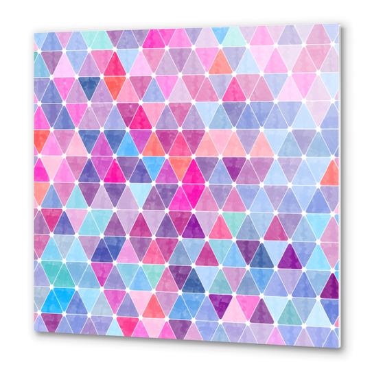 Colorful Geometric II Metal prints by Amir Faysal