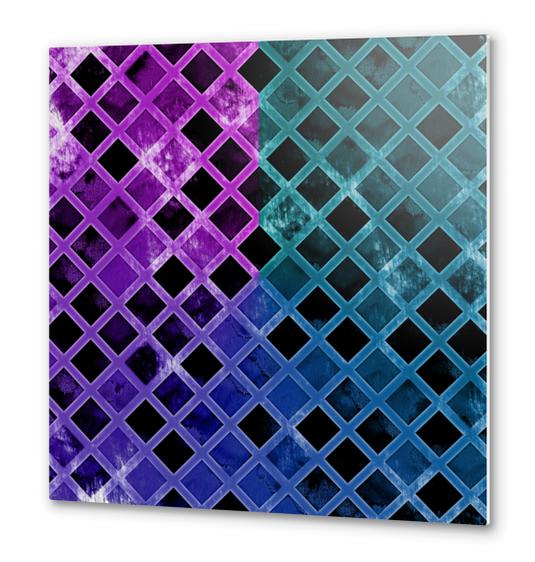 Abstract Geometric Background #5 Metal prints by Amir Faysal