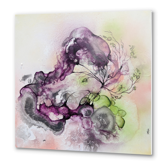 Amethyst Chrystal Metal prints by darling