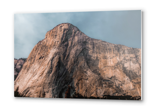 Mountain with blue sky at Yosemite national park California USA Metal prints by Timmy333