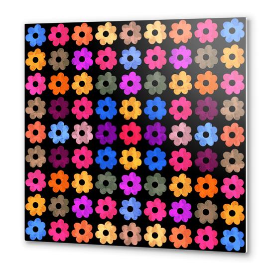 LOVELY FLORAL PATTERN X 0.17 Metal prints by Amir Faysal