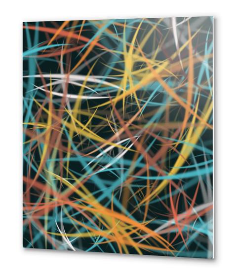 Abstract GEO X 0.27 Metal prints by Amir Faysal