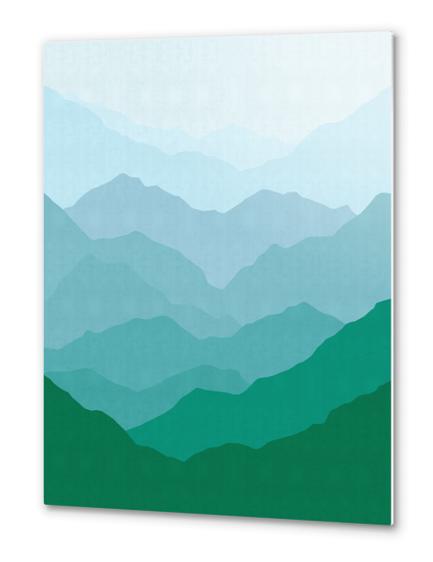 Minimalist landscape IV Metal prints by Vitor Costa