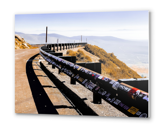 California road trip with beautiful mountains view, California, USA Metal prints by Timmy333