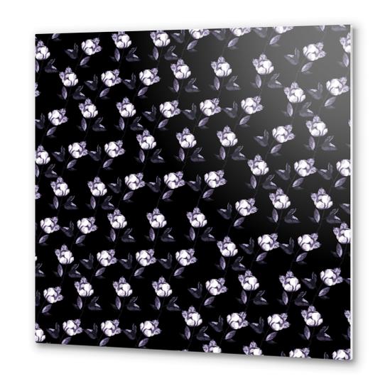 Floralz #3 Dark Metal prints by PIEL Design