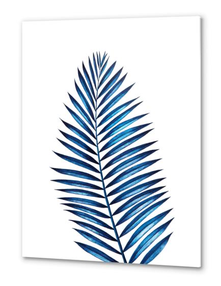 Blue Leaf Metal prints by Nika_Akin