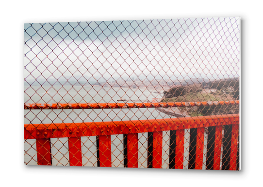 view from the Golden Gate Bridge San francisco USA Metal prints by Timmy333