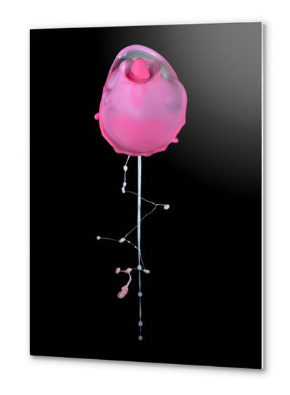 Pink Rose Metal prints by Jarek Blaminsky