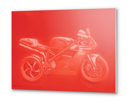 Ducati 996 Metal prints by di-tommaso