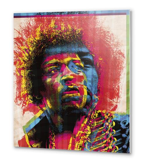 Jimi Metal prints by Malixx