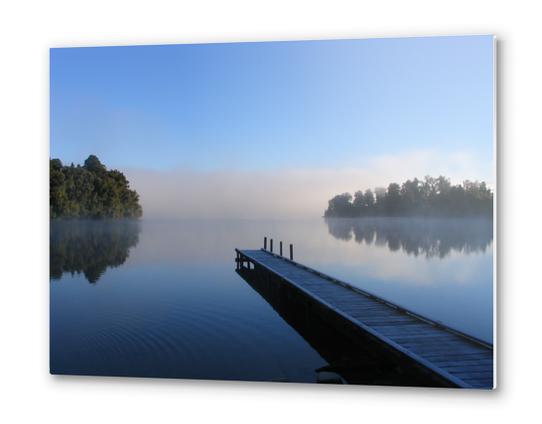 Lake Maporika Metal prints by 