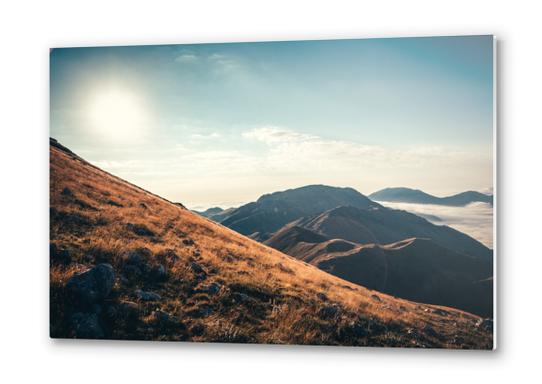 Mountains in the background XXIII Metal prints by Salvatore Russolillo